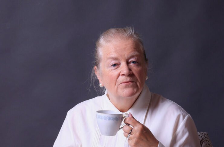 REVIEW – Talking Heads at The Maltings Theatre Sue-Whyte-in-Soldiering-On-Talking-Heads